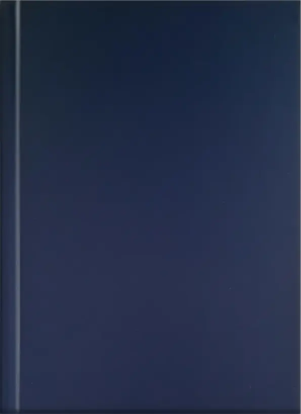 Hardcover glanz-blau ohne Coververedelung