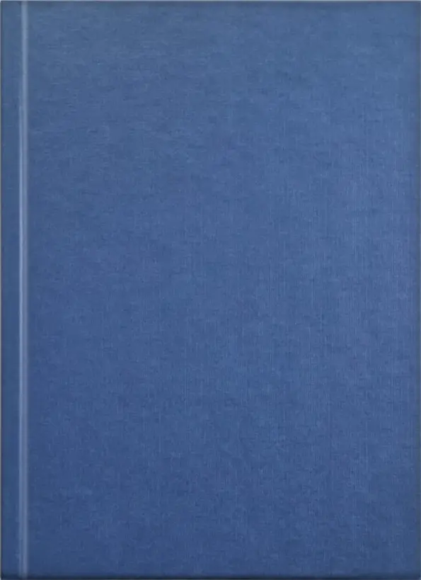 Hardcover-Standard mit Leinen-Struktur blau blank