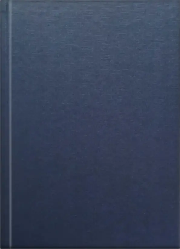 Hardcover-Standard mit Leinen-Struktur dunkel blau blank