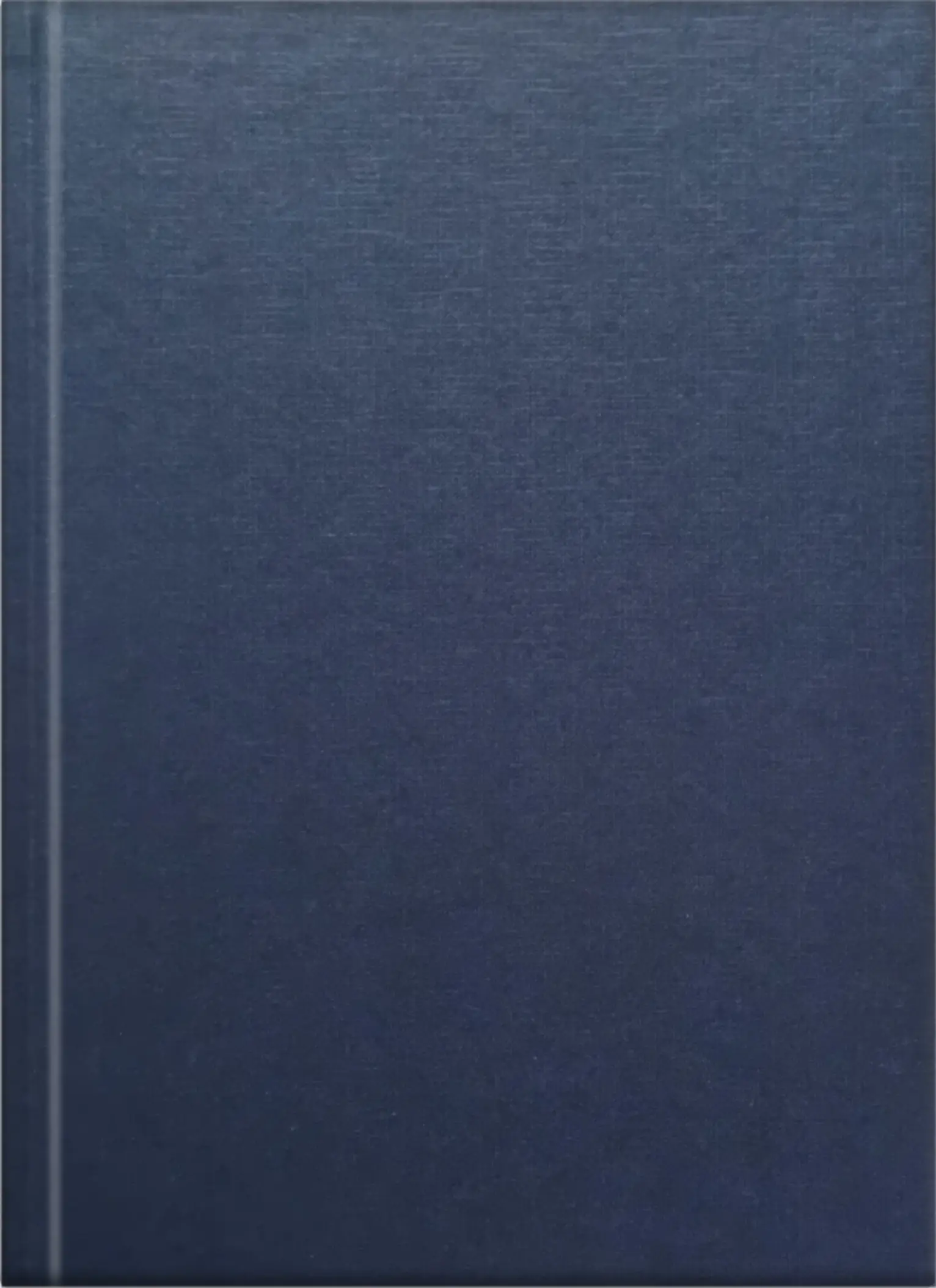 Hardcover-Standard mit Leinen-Struktur dunkel blau blank