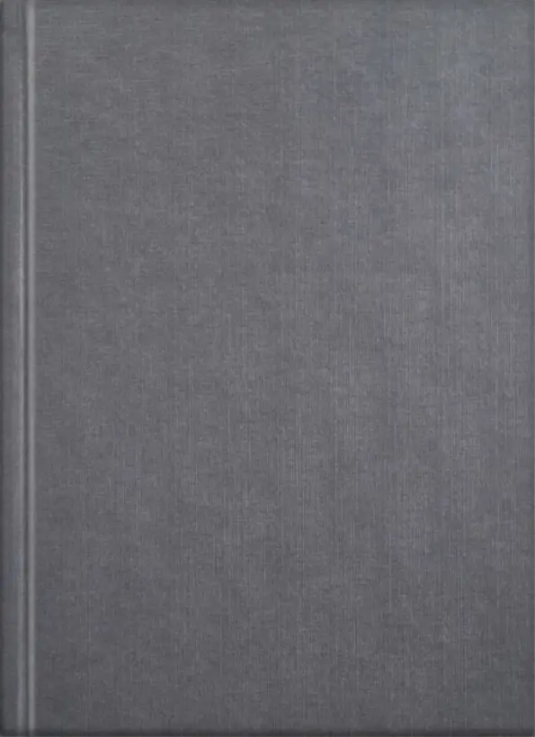 Hardcover-Standard mit Leinen-Struktur grau blank