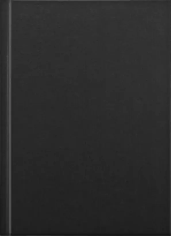 Hardcover-Standard mit Leinen-Struktur schwarz blank