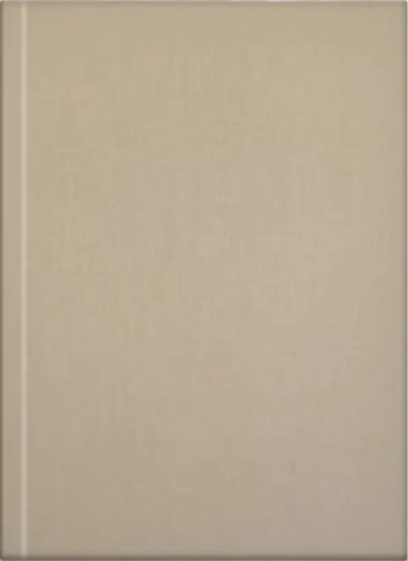 Hardcover matt-beige ohne Coververedelung