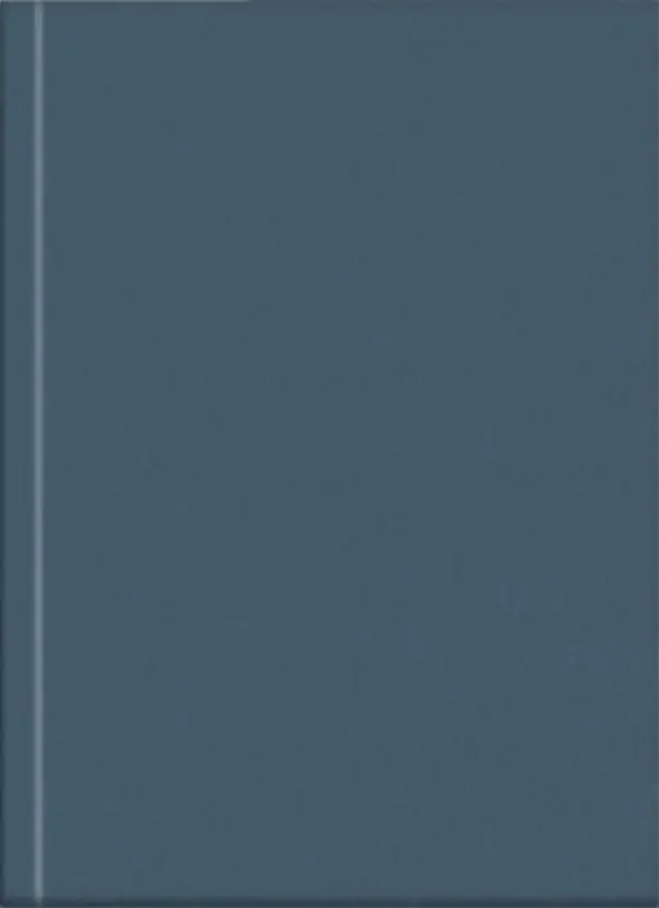Hardcover matt-blau ohne Coververedelung