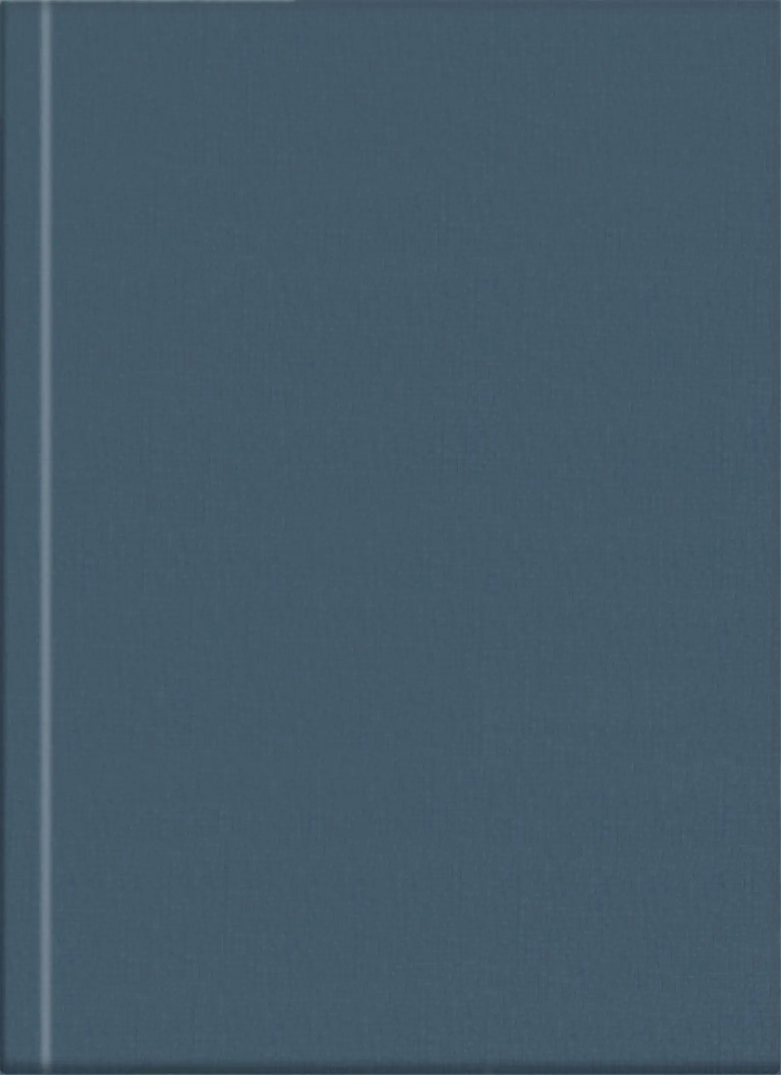 Hardcover matt-blau ohne Coververedelung