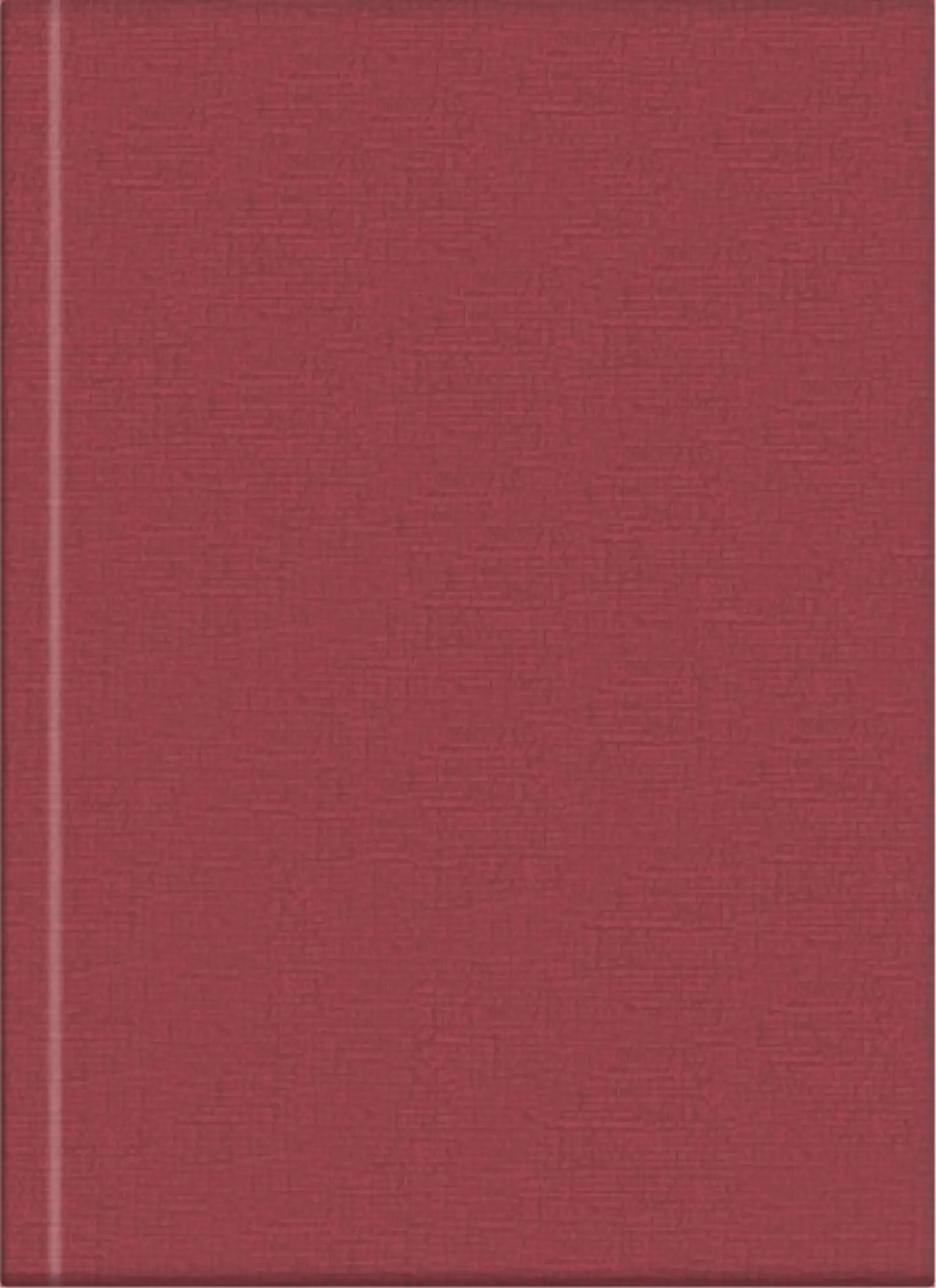 Hardcover matt-bordeaux ohne Coververedelung